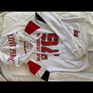 PINK buccaneers hoodie